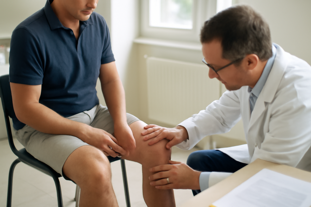 Algodystrophie genou : symptômes, causes, traitements