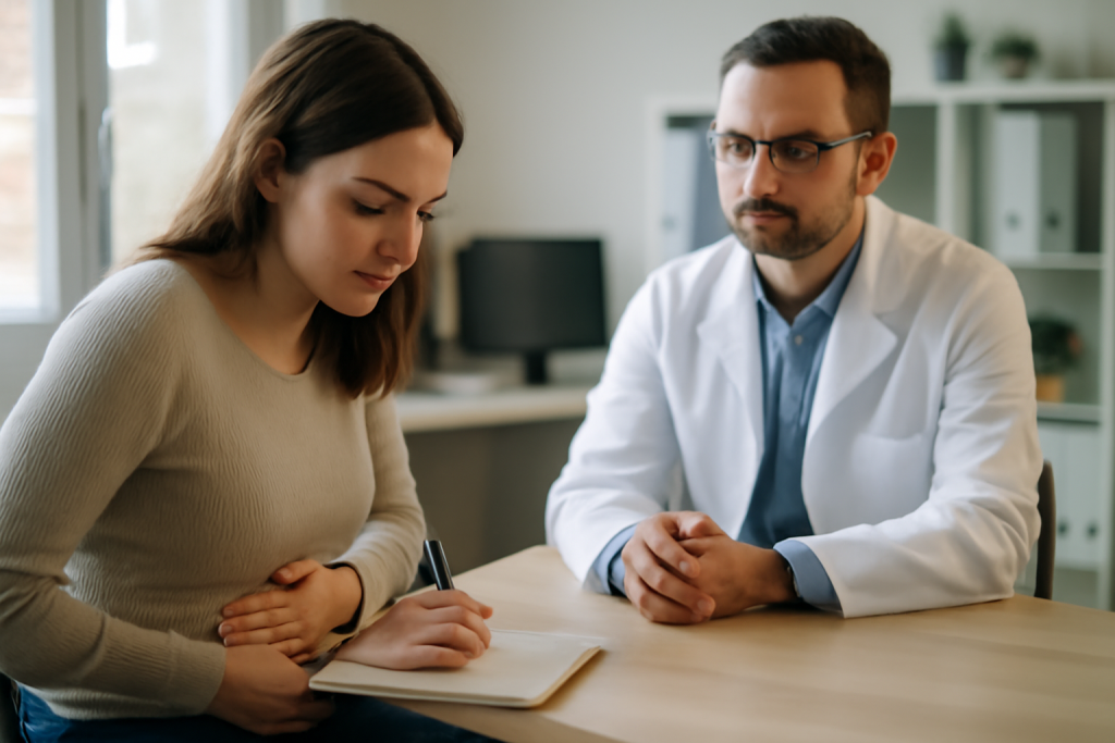 Douleur bas ventre gauche femme : causes & quand consulter