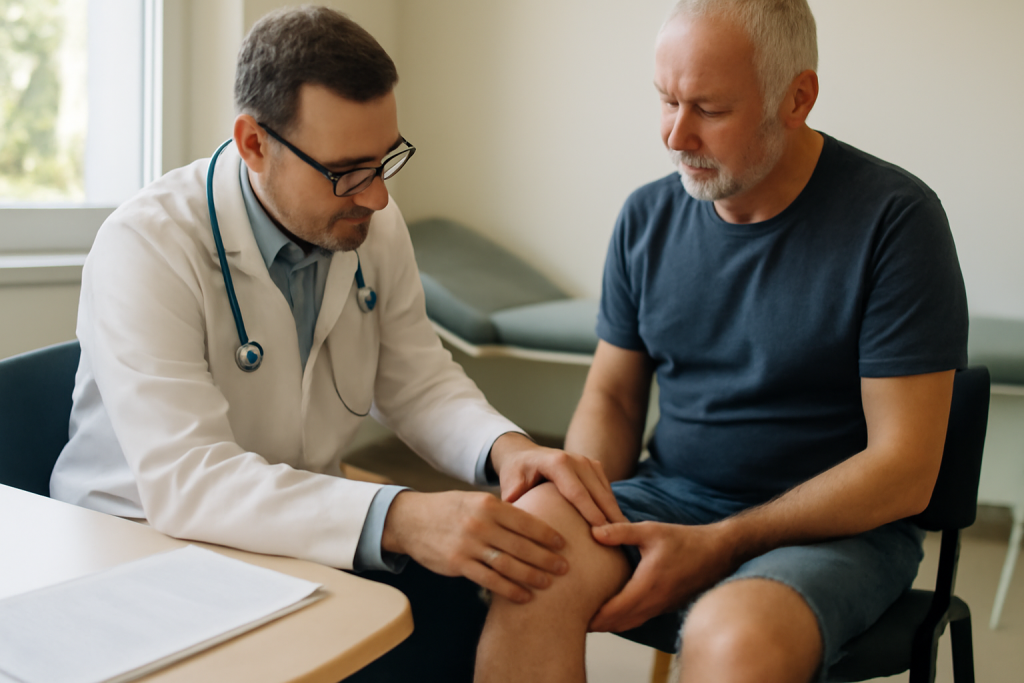 Genou qui craque : causes et quoi faire