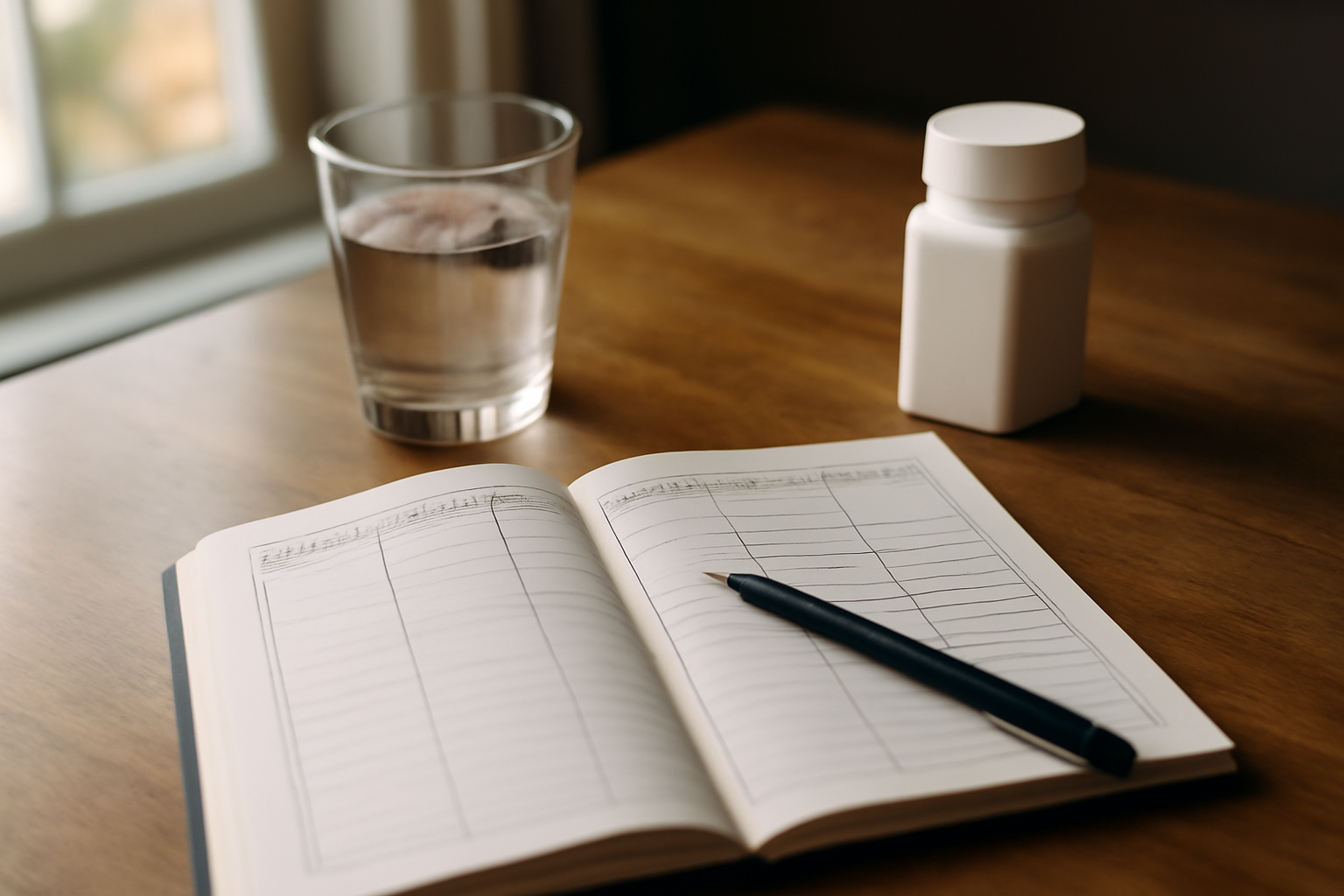 j'ai guéri de la maladie de crohn : carnet de suivi médical sur table