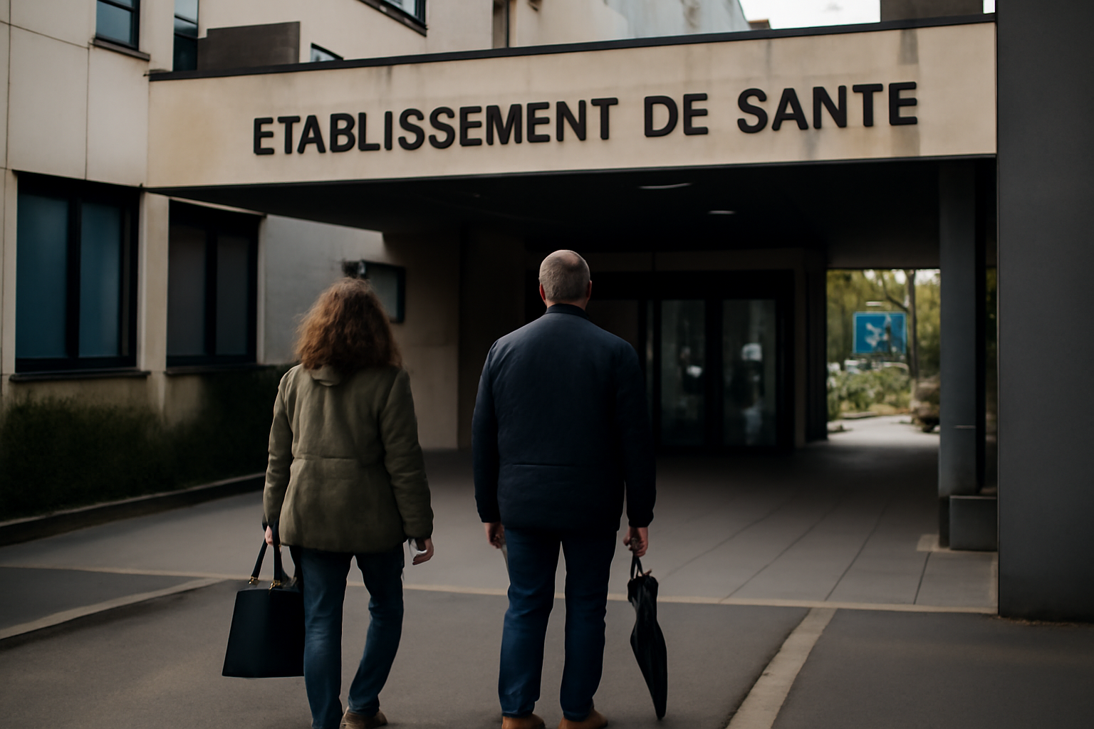 Accès de la polyclinique saint laurent rennes à Rennes, repères bus et marche vers l’établissement