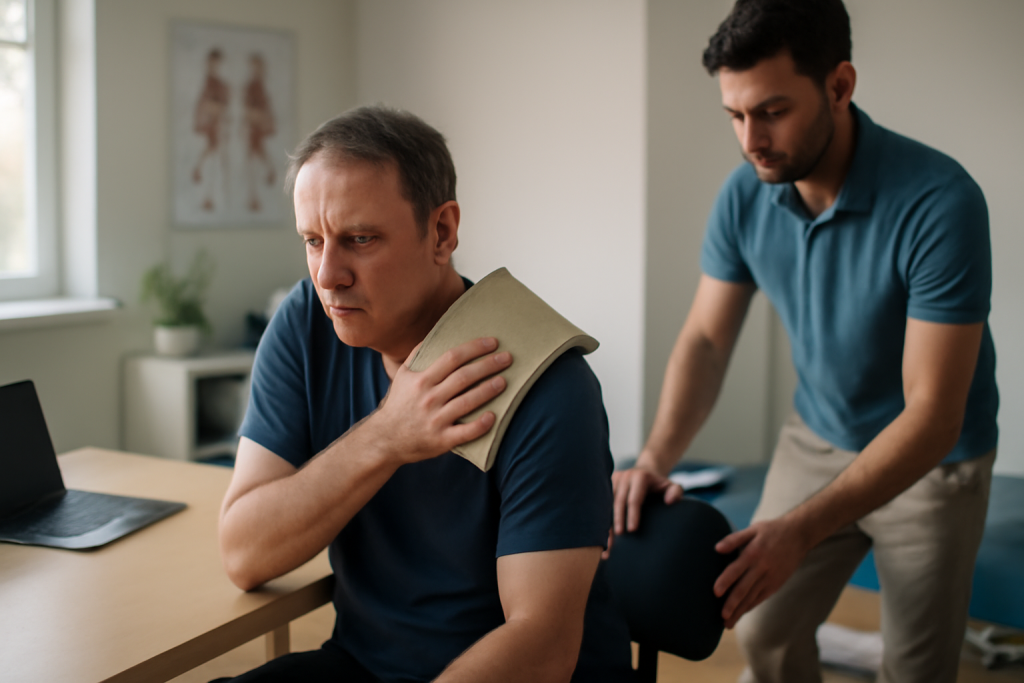 Douleur omoplate gauche : causes et quand consulter