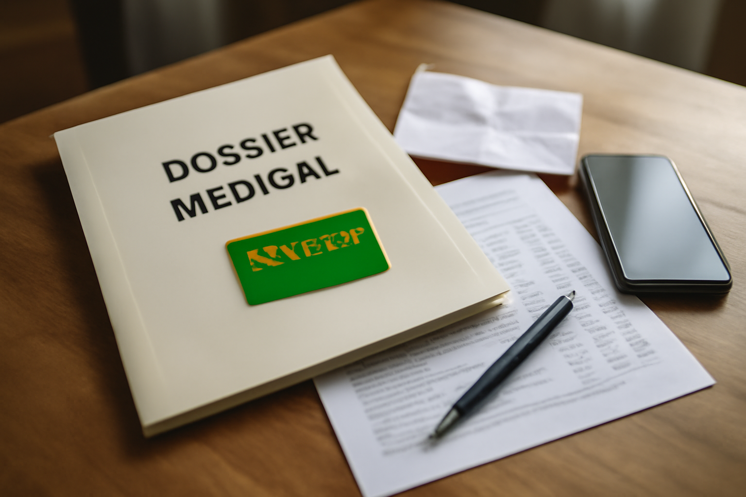 polyclinique saint roch Montpellier : documents médicaux et carte Vitale avant une consultation