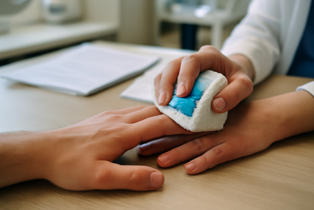Doigt gonflé : mal à le plier, causes