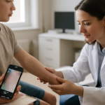Peau marbrée enfant : causes & quand consulter