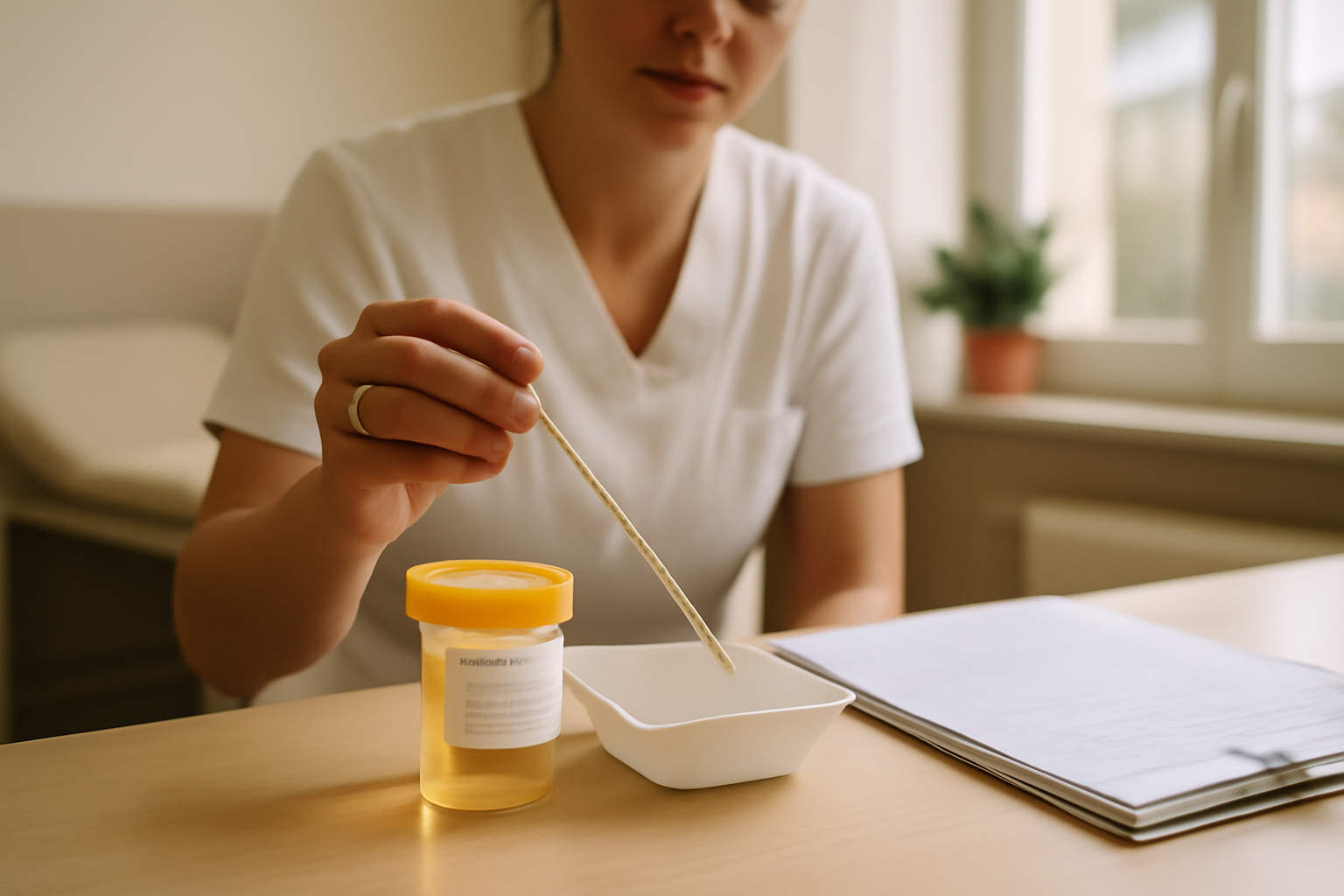 proteinurie grossesse : analyse d’urines en consultation prénatale