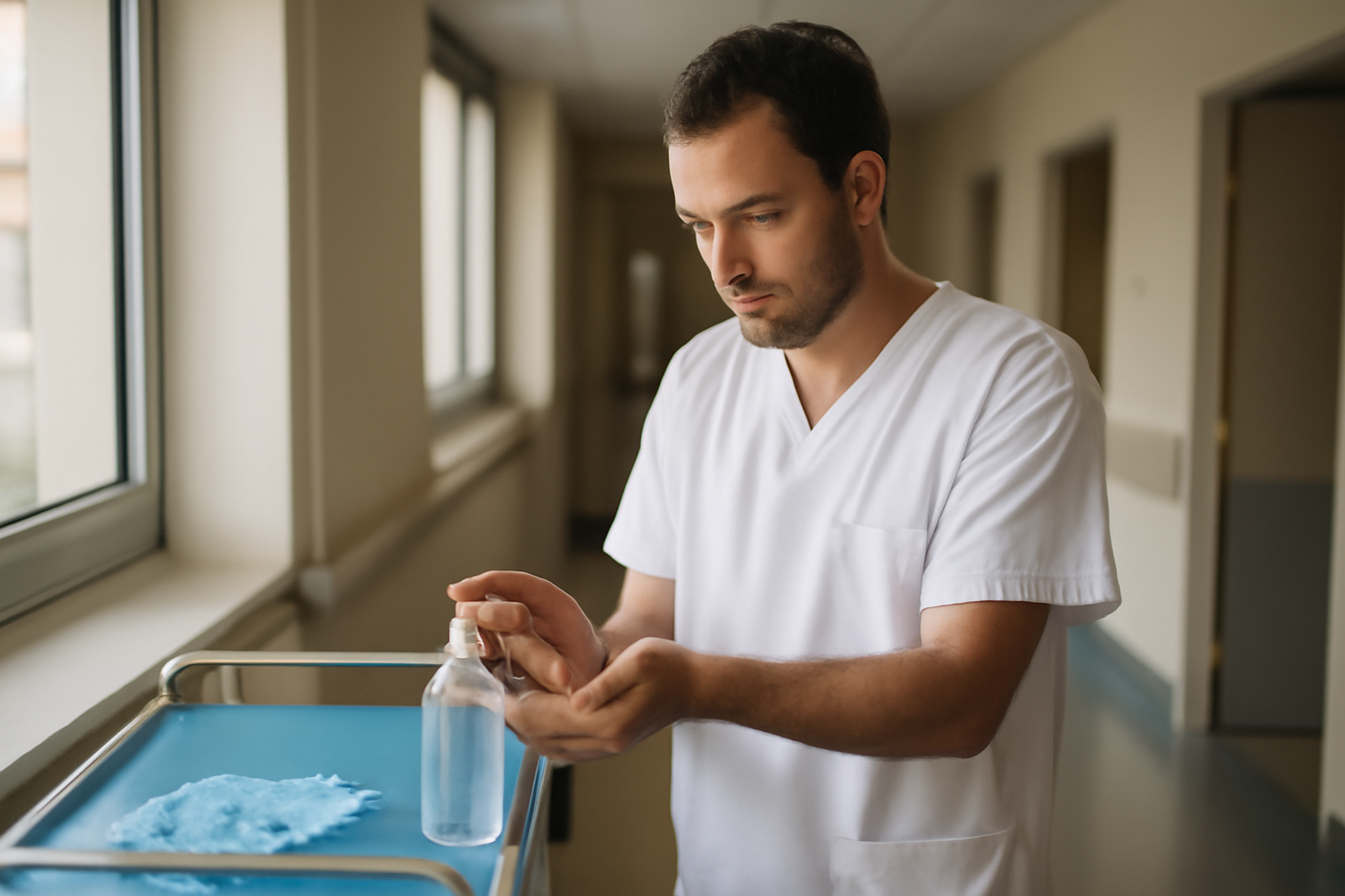 Hygiène des mains au point de soin pour limiter la transmission de bactéries hautement résistantes