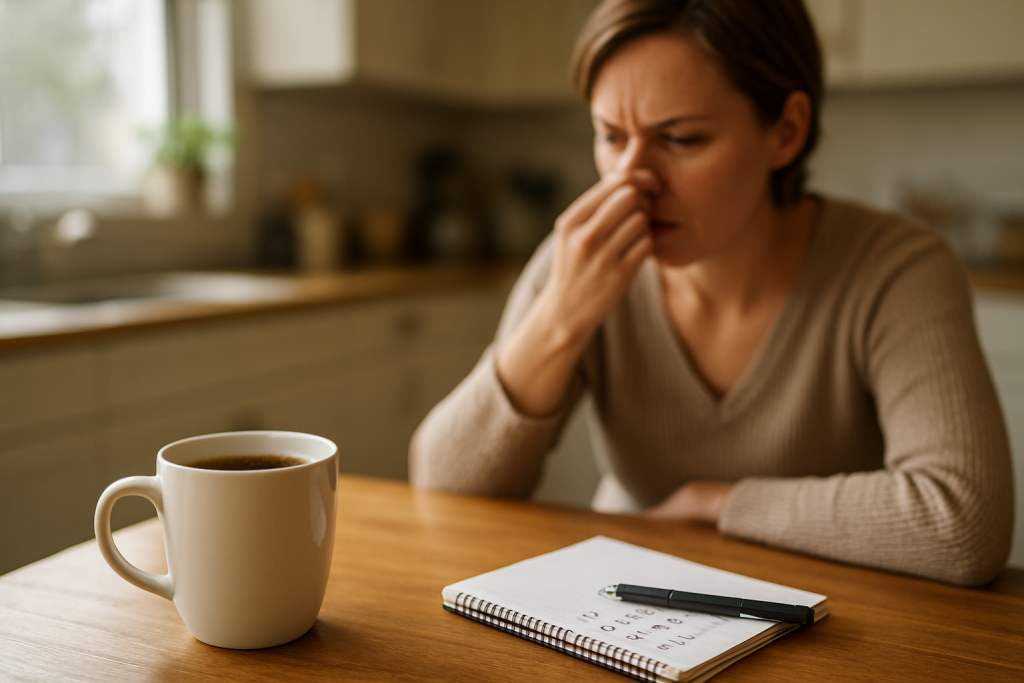 Café et polypose nasale : effets possibles (guide)