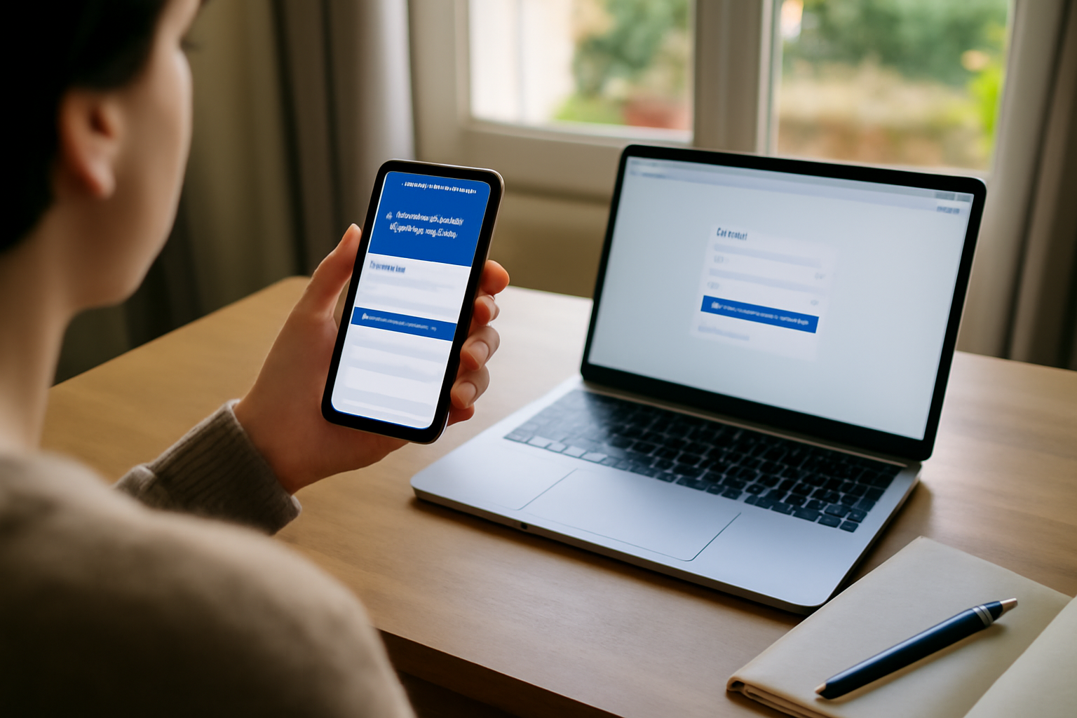 connexion docotlib sur smartphone avec e-mail et code SMS