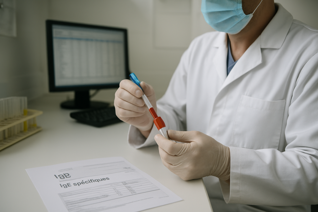 IgE/IGE : rôle immunologique et taux