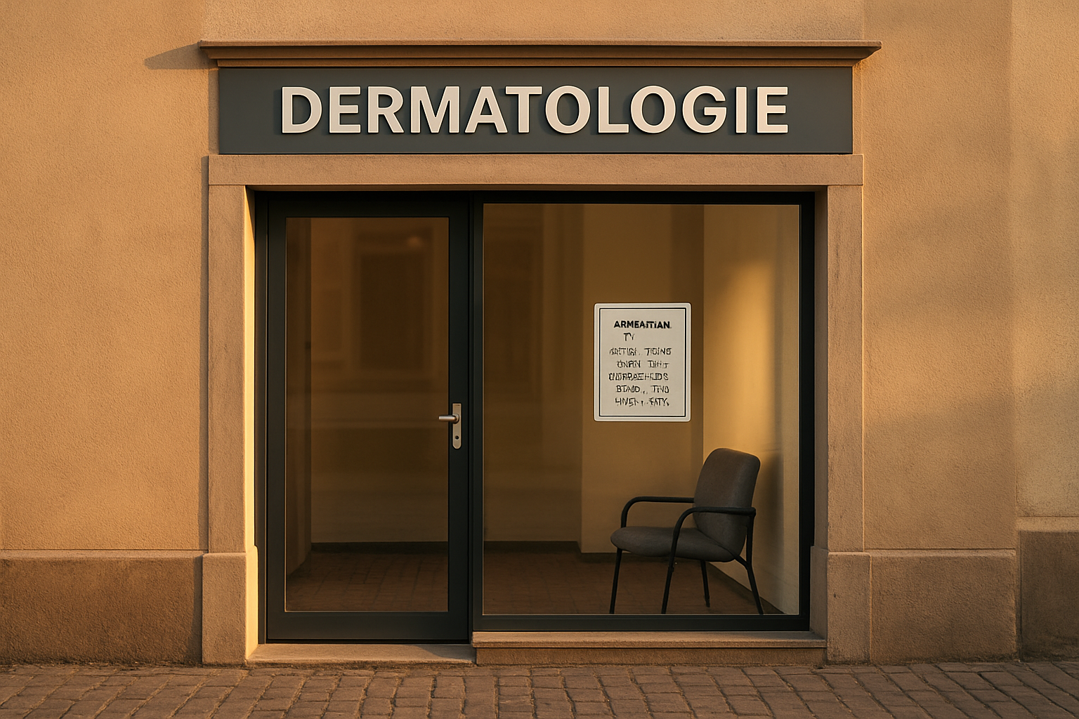 Cabinet de dermatologie à Colmar avec accueil et signalétique