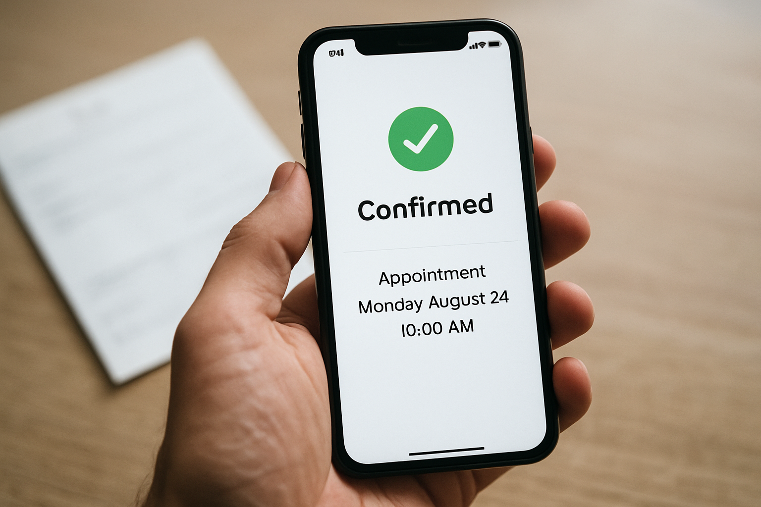 Finaliser une réservation de dentiste sur Doctolib avec confirmation et informations patient